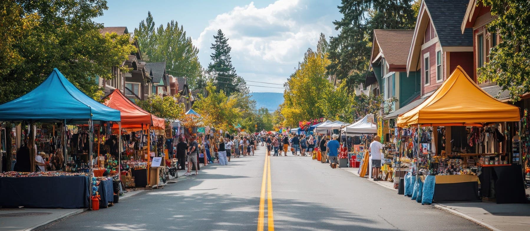 A lively New Hampshire community market